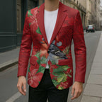 Australian Scarlet Robin Blazer Aboriginal Inspired Christmas - Aussie Hoodie