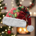 Australian Scarlet Robin Christmas Santa Hat Aboriginal Inspired Christmas - Aussie Hoodie