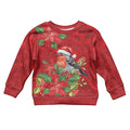 Australian Scarlet Robin Kid Ugly Christmas Sweater Aboriginal Inspired Christmas - Aussie Hoodie