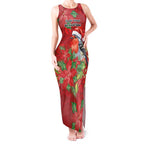 Australian Scarlet Robin Tank Maxi Dress Aboriginal Inspired Christmas - Aussie Hoodie