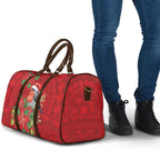 Australian Scarlet Robin Travel Bag Aboriginal Inspired Christmas - Aussie Hoodie