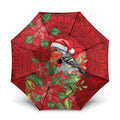Australian Scarlet Robin Umbrella Aboriginal Inspired Christmas - Aussie Hoodie