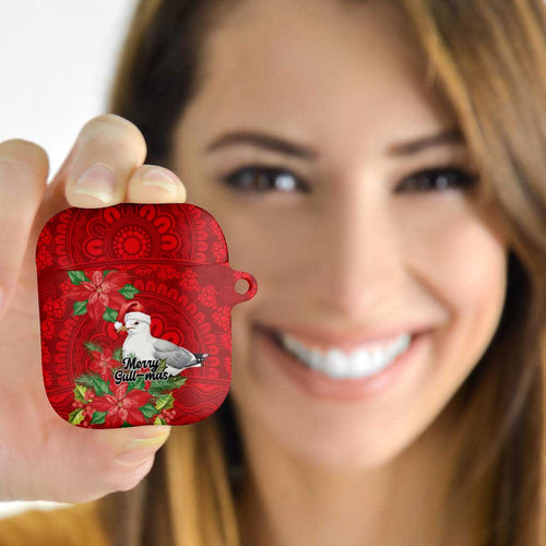 Australian Silver Gull AirPods Case Aboriginal Inspired Christmas - Aussie Hoodie