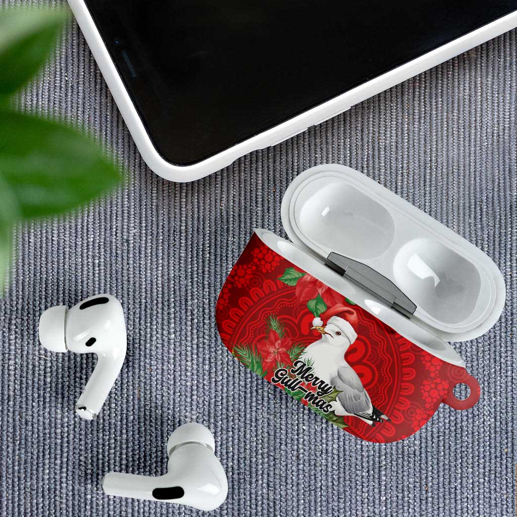 Australian Silver Gull AirPods Case Aboriginal Inspired Christmas - Aussie Hoodie