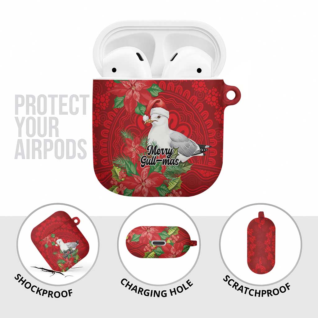 Australian Silver Gull AirPods Case Aboriginal Inspired Christmas - Aussie Hoodie