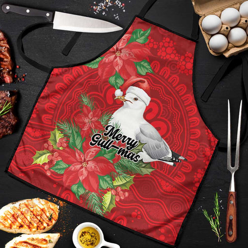 Australian Silver Gull Apron Aboriginal Inspired Christmas - Aussie Hoodie