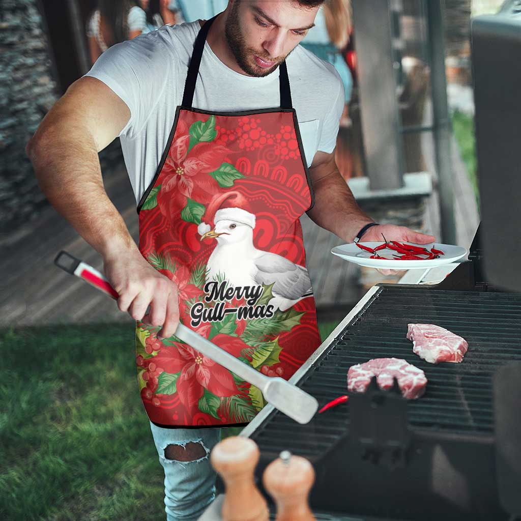 Australian Silver Gull Apron Aboriginal Inspired Christmas - Aussie Hoodie