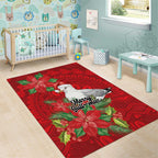Australian Silver Gull Area Rug Aboriginal Inspired Christmas - Aussie Hoodie
