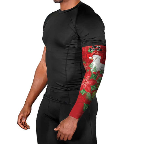 Australian Silver Gull Arm Sleeves Aboriginal Inspired Christmas - Aussie Hoodie