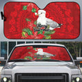 Australian Silver Gull Auto Sun Shade Aboriginal Inspired Christmas - Aussie Hoodie