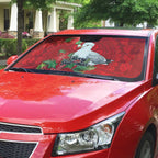 Australian Silver Gull Auto Sun Shade Aboriginal Inspired Christmas - Aussie Hoodie