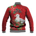 Australian Silver Gull Baseball Jacket Aboriginal Inspired Christmas - Aussie Hoodie