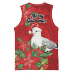 Australian Silver Gull Basketball Jersey Aboriginal Inspired Christmas - Aussie Hoodie