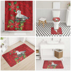 Australian Silver Gull Bathroom Set Aboriginal Inspired Christmas - Aussie Hoodie