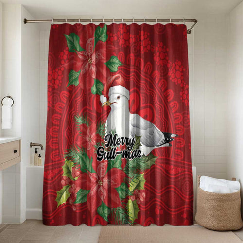 Australian Silver Gull Bathroom Set Aboriginal Inspired Christmas - Aussie Hoodie