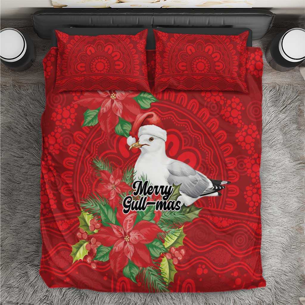 Australian Silver Gull Bedding Set Aboriginal Inspired Christmas - Aussie Hoodie