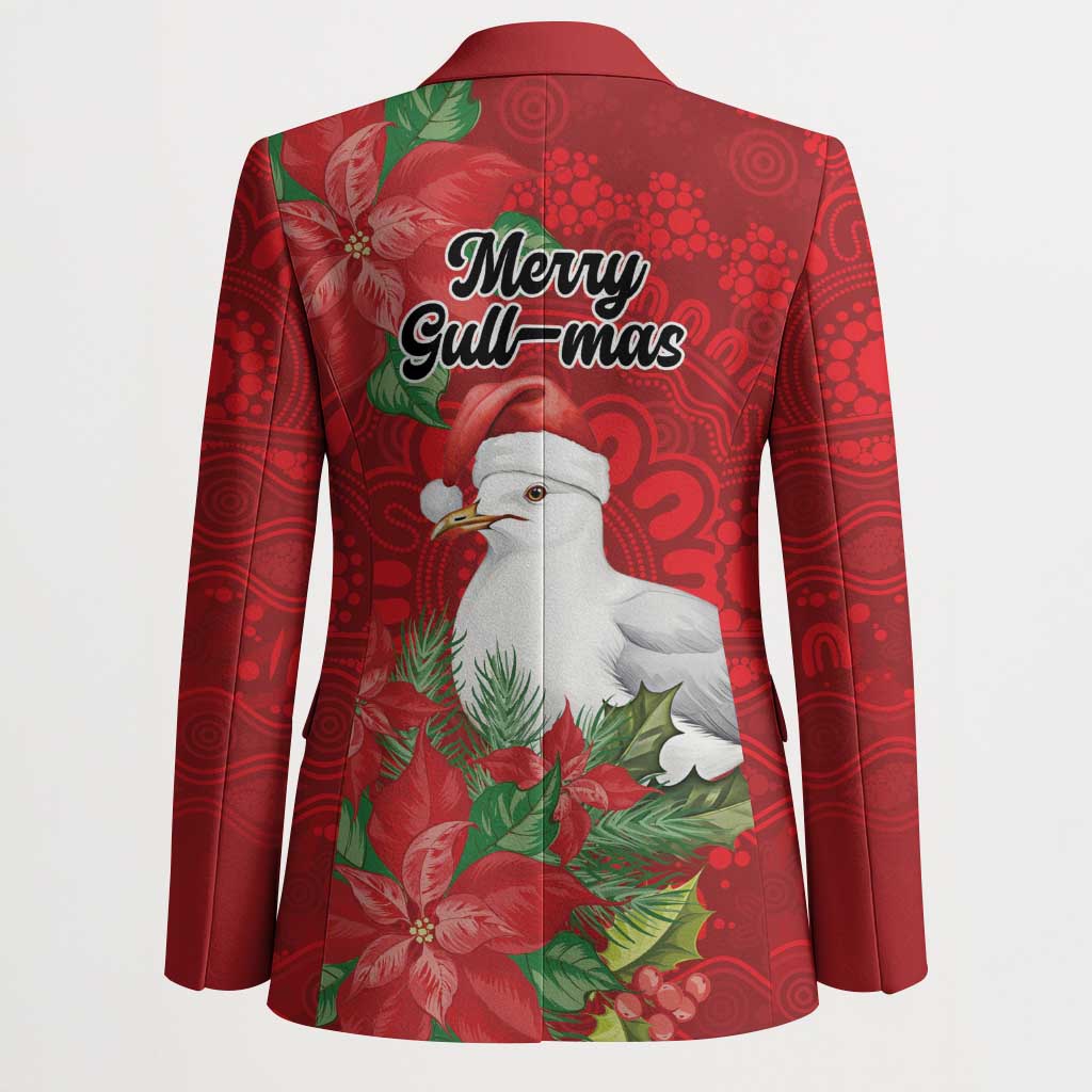 Australian Silver Gull Blazer Aboriginal Inspired Christmas - Aussie Hoodie