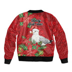 Australian Silver Gull Bomber Jacket Aboriginal Inspired Christmas - Aussie Hoodie