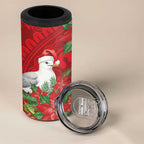 Australian Silver Gull 4 in 1 Can Cooler Tumbler Aboriginal Inspired Christmas - Aussie Hoodie