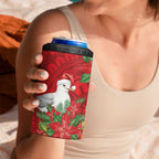 Australian Silver Gull 4 in 1 Can Cooler Tumbler Aboriginal Inspired Christmas - Aussie Hoodie