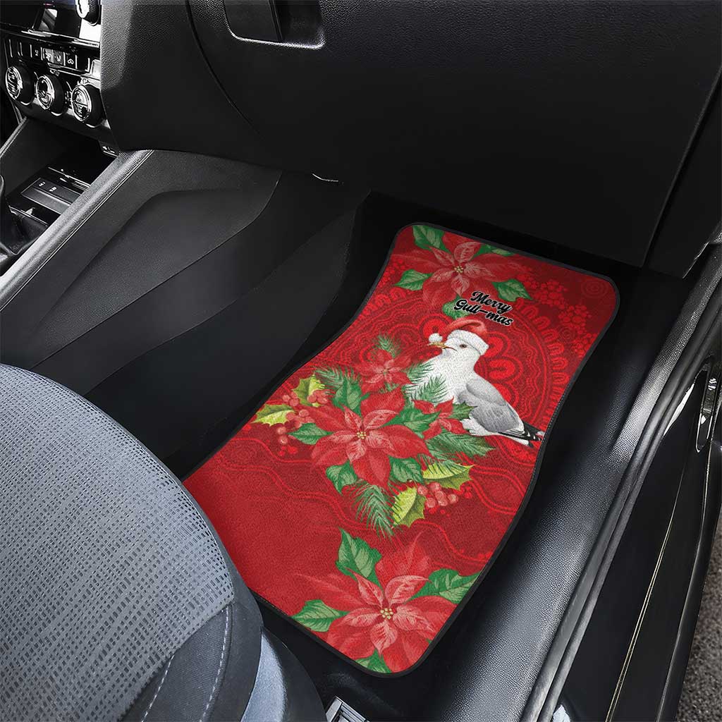 Australian Silver Gull Car Mats Aboriginal Inspired Christmas - Aussie Hoodie