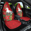Australian Silver Gull Car Seat Cover Aboriginal Inspired Christmas - Aussie Hoodie