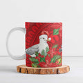 Australian Silver Gull Ceramic Mug Aboriginal Inspired Christmas - Aussie Hoodie