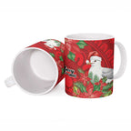 Australian Silver Gull Ceramic Mug Aboriginal Inspired Christmas - Aussie Hoodie