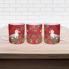 Australian Silver Gull Ceramic Mug Aboriginal Inspired Christmas - Aussie Hoodie
