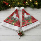 Australian Silver Gull Christmas Santa Hat Aboriginal Inspired Christmas - Aussie Hoodie