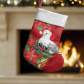 Australian Silver Gull Christmas Stocking Aboriginal Inspired Christmas - Aussie Hoodie