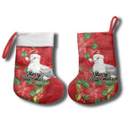 Australian Silver Gull Christmas Stocking Aboriginal Inspired Christmas - Aussie Hoodie