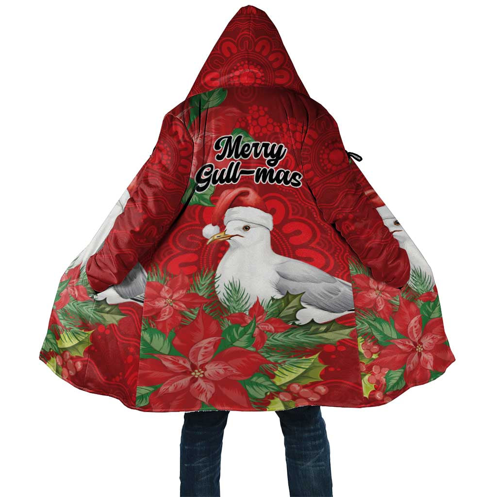 Australian Silver Gull Cloak Aboriginal Inspired Christmas - Aussie Hoodie
