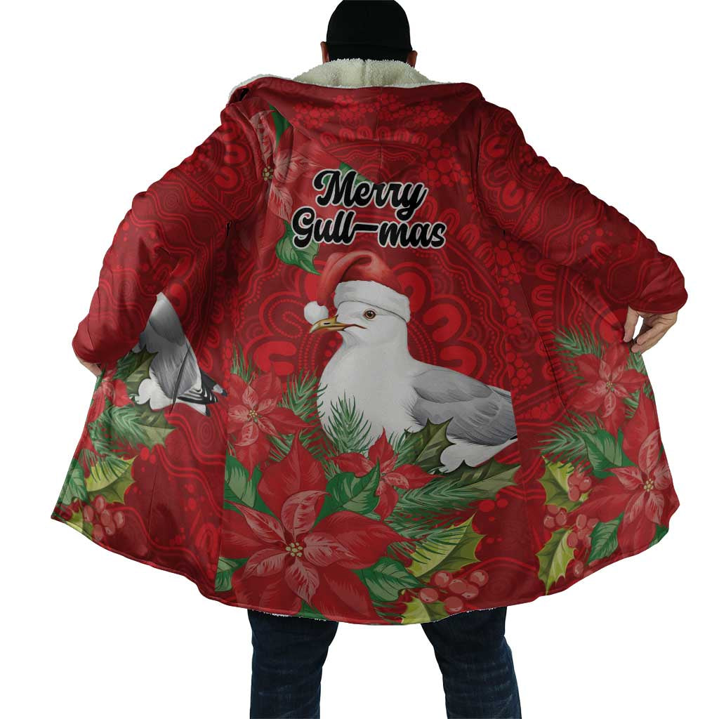 Australian Silver Gull Cloak Aboriginal Inspired Christmas - Aussie Hoodie