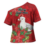 Australian Silver Gull Cross Shoulder Shirt Aboriginal Inspired Christmas - Aussie Hoodie