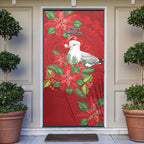 Australian Silver Gull Door Cover Aboriginal Inspired Christmas - Aussie Hoodie