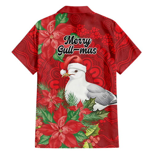 Australian Silver Gull Family Matching Long Sleeve Bodycon Dress and Hawaiian Shirt Aboriginal Inspired Christmas - Aussie Hoodie