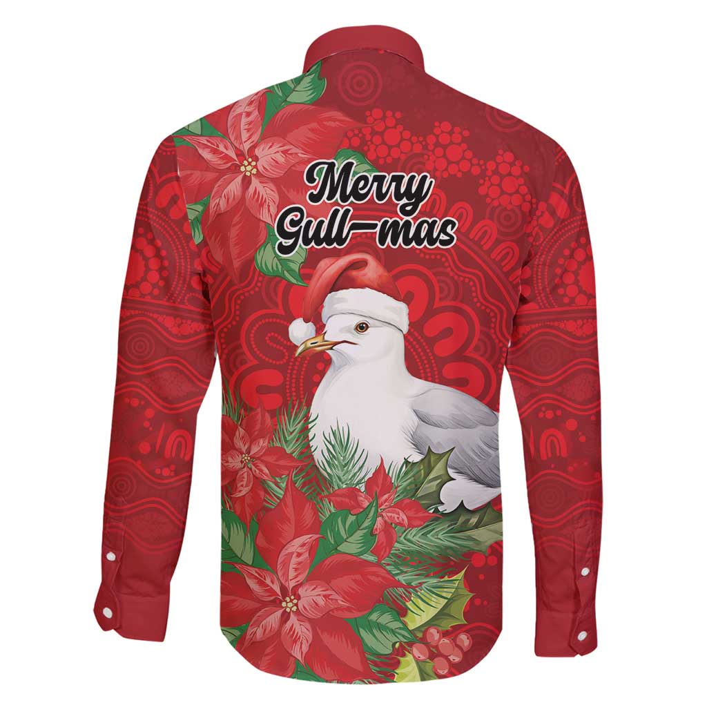 Australian Silver Gull Family Matching Puletasi and Hawaiian Shirt Aboriginal Inspired Christmas - Aussie Hoodie