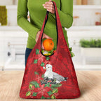 Australian Silver Gull Grocery Bag Aboriginal Inspired Christmas - Aussie Hoodie