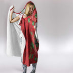 Australian Silver Gull Hooded Blanket Aboriginal Inspired Christmas - Aussie Hoodie