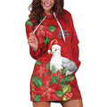 Australian Silver Gull Hoodie Dress Aboriginal Inspired Christmas - Aussie Hoodie
