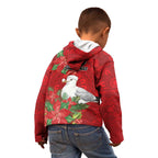 Australian Silver Gull Kid Hoodie Aboriginal Inspired Christmas - Aussie Hoodie