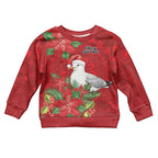 Australian Silver Gull Kid Ugly Christmas Sweater Aboriginal Inspired Christmas - Aussie Hoodie