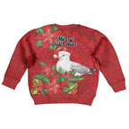 Australian Silver Gull Kid Ugly Christmas Sweater Aboriginal Inspired Christmas - Aussie Hoodie