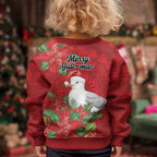 Australian Silver Gull Kid Ugly Christmas Sweater Aboriginal Inspired Christmas - Aussie Hoodie