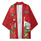 Australian Silver Gull Kimono Aboriginal Inspired Christmas - Aussie Hoodie