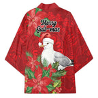 Australian Silver Gull Kimono Aboriginal Inspired Christmas - Aussie Hoodie