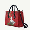 Australian Silver Gull Leather Bag Aboriginal Inspired Christmas - Aussie Hoodie