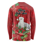 Australian Silver Gull Long Sleeve Shirt Aboriginal Inspired Christmas - Aussie Hoodie