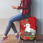 Australian Silver Gull Luggage Cover Aboriginal Inspired Christmas - Aussie Hoodie